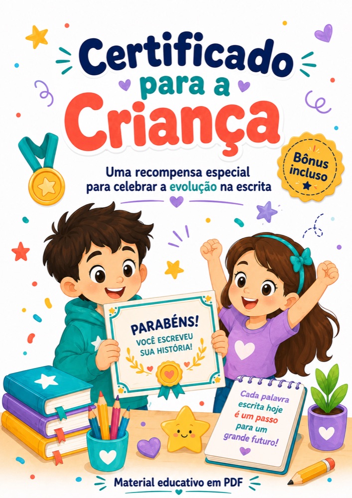 Bônus 4: Certificado para a Criança
