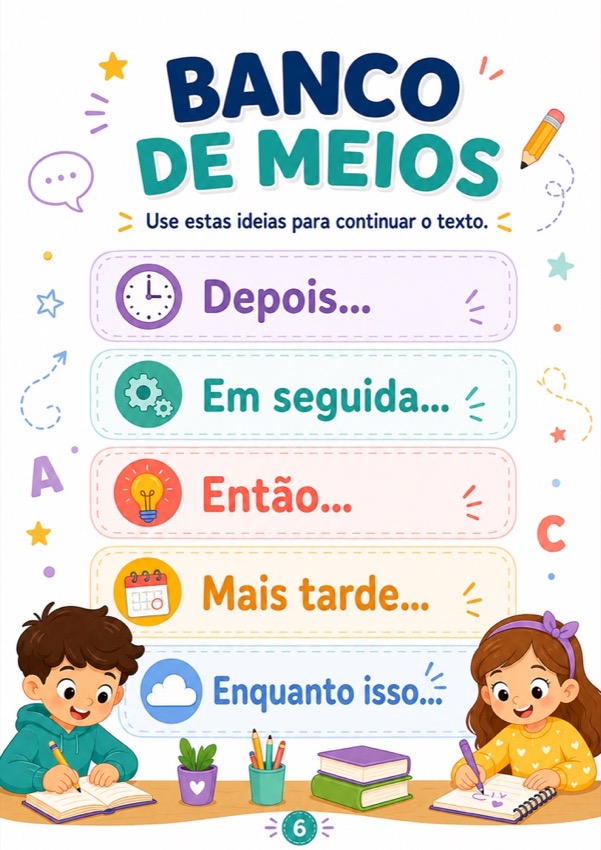Página do material Produção de Texto Sem Travar