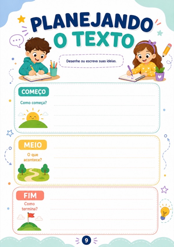 Página do material Produção de Texto Sem Travar