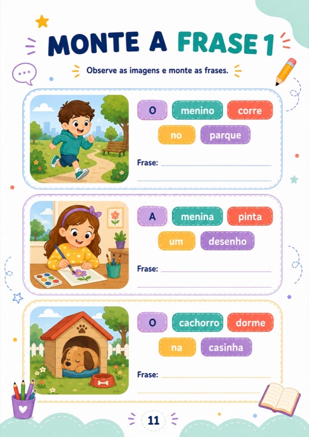 Página do material Produção de Texto Sem Travar